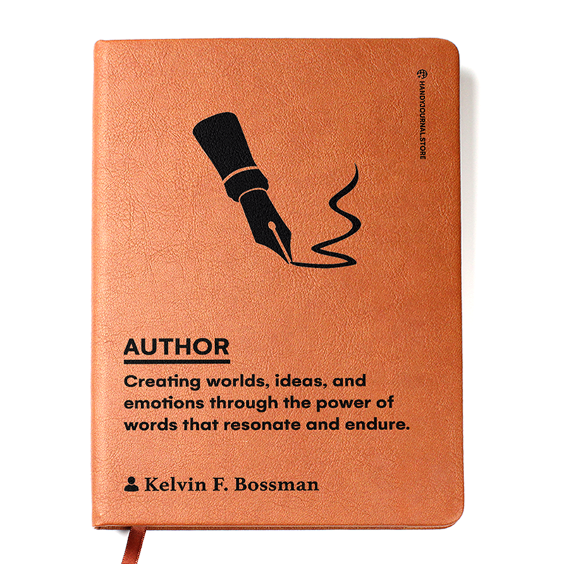 Customized Premium Leather Journal for Authors