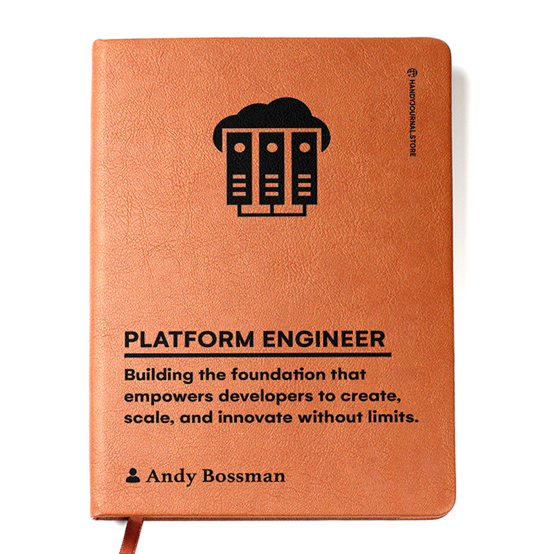 Customized Premium Leather Journal for Platform Engineers