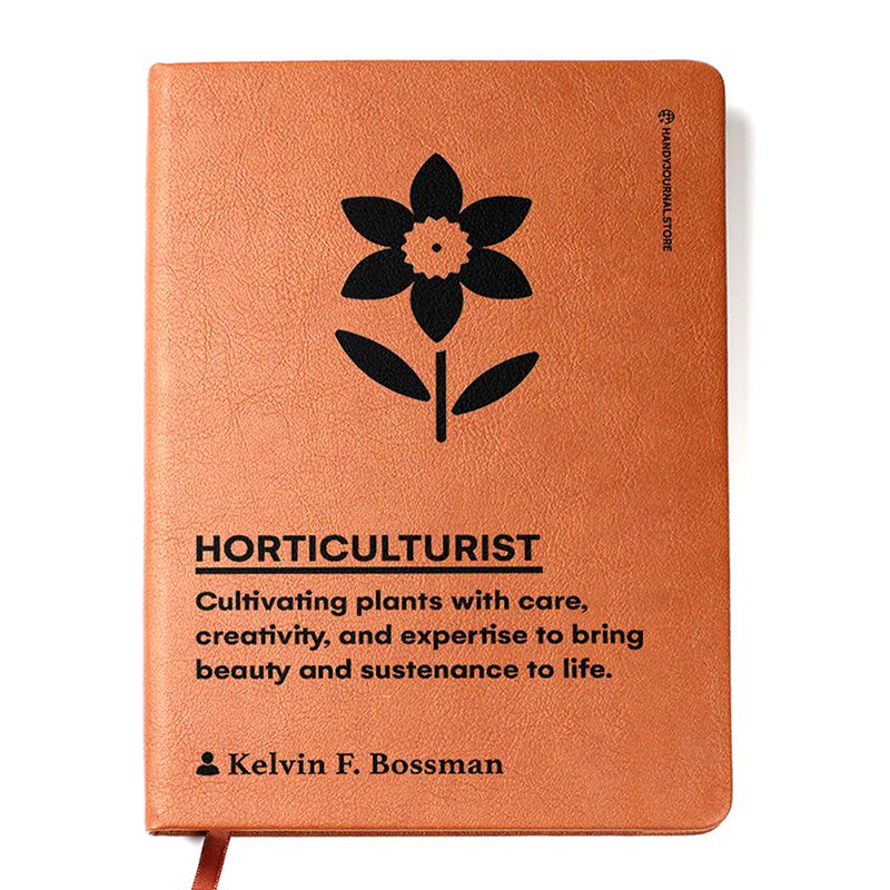 Customized Premium Leather Journal for Horticulturists
