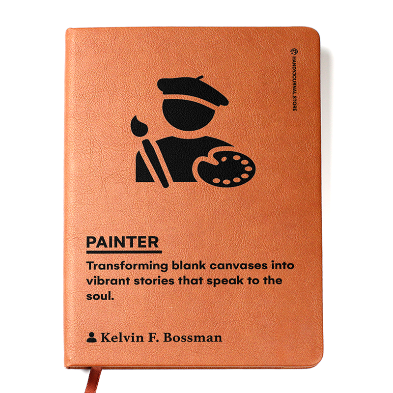 Customized Premium Leather Journal for Painters