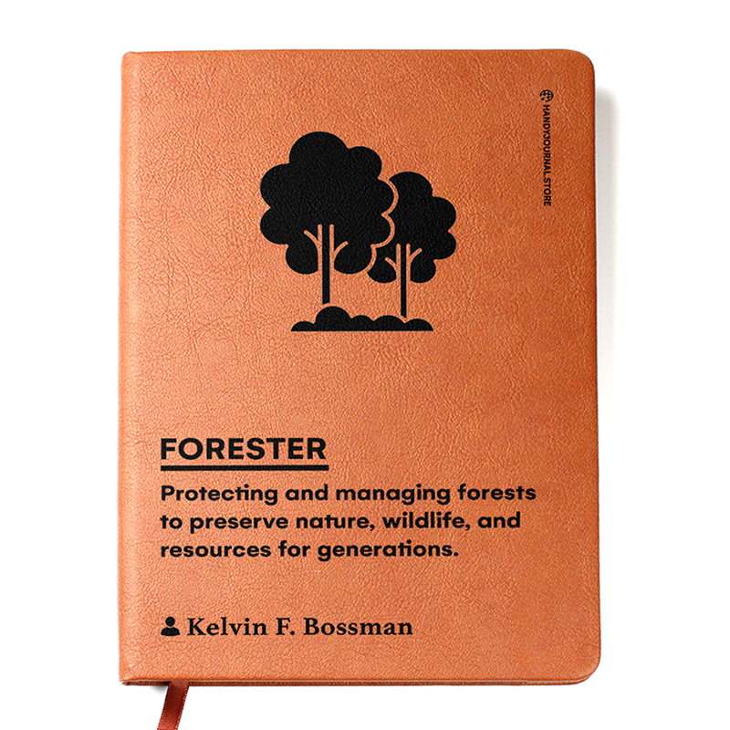 Customized Premium Leather Journal for Foresters