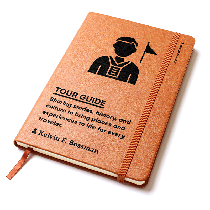 Pic 2 copy Customized Premium Leather Journal for Tour Guides - Image 3