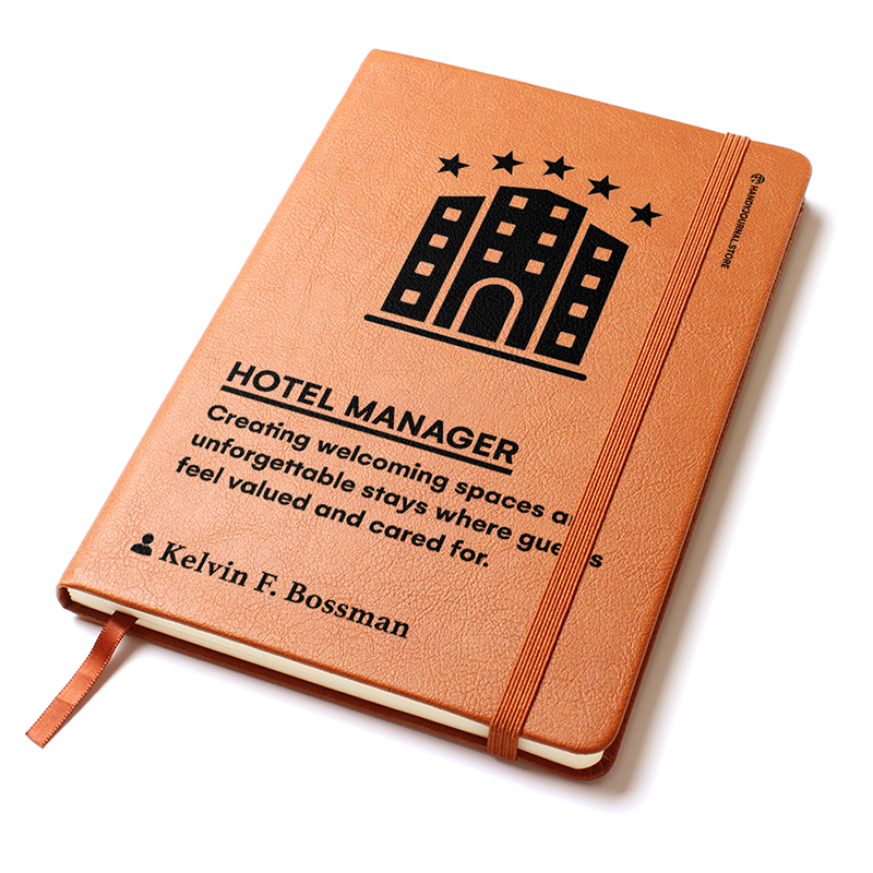 Pic 2 copy Customized Premium Leather Journal for Hotel Managers - Image 3