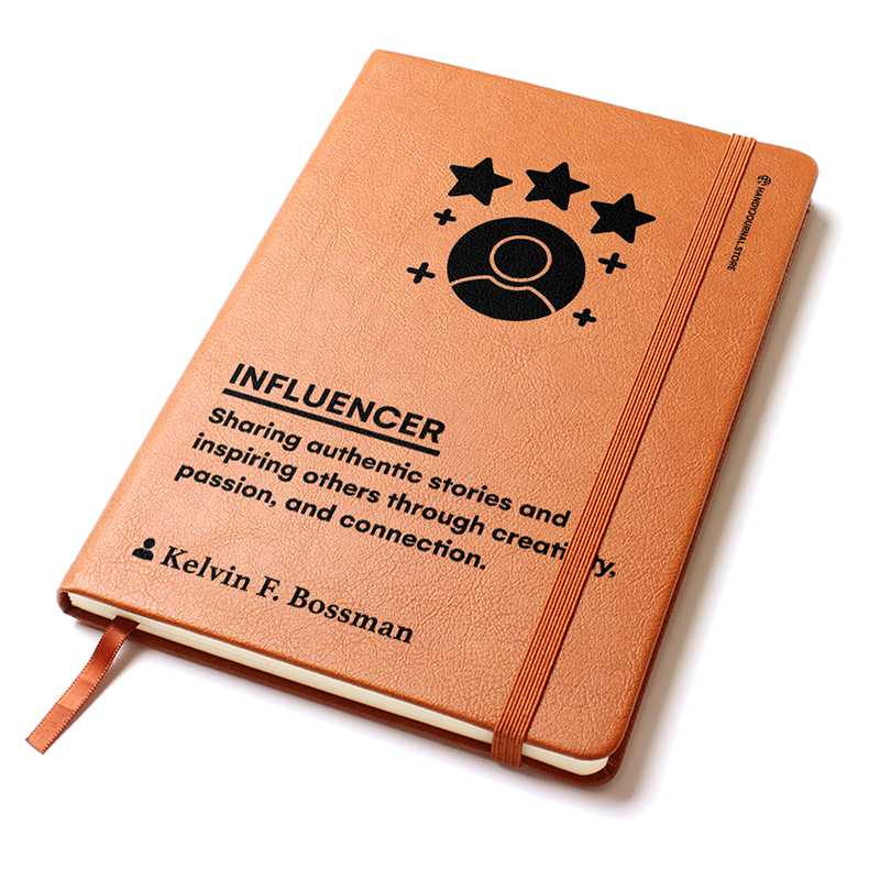 Pic 2 copy Customized Premium Leather Journal for Influencers - Image 3