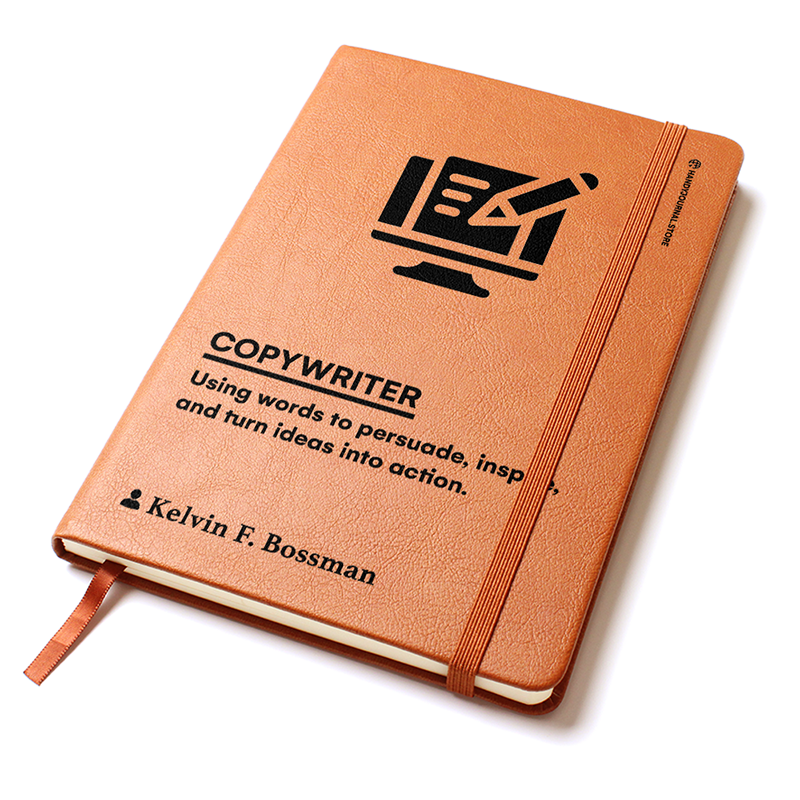 Pic 2 copy Customized Premium Leather Journal for Copywriters - Image 3