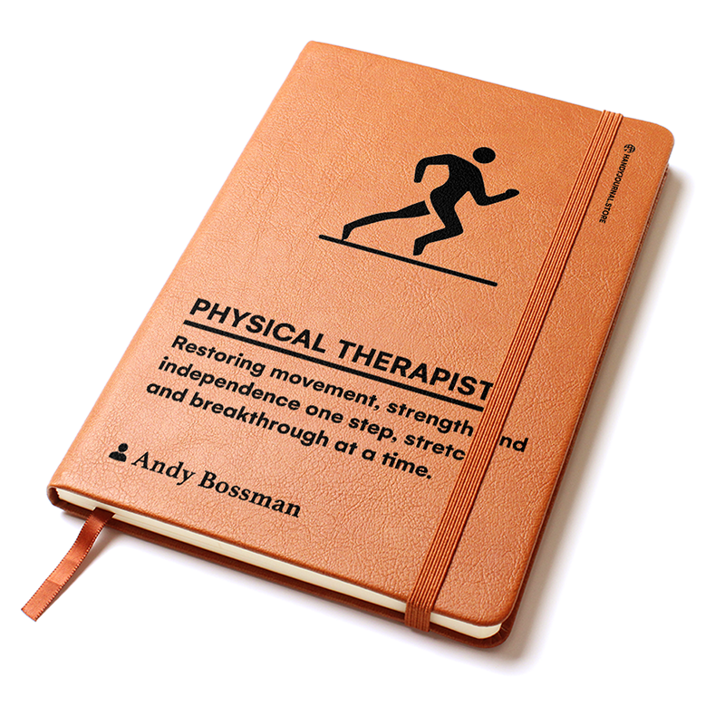 Pic 2 copy Customized Premium Leather Journal for Physical Therapists - Image 3