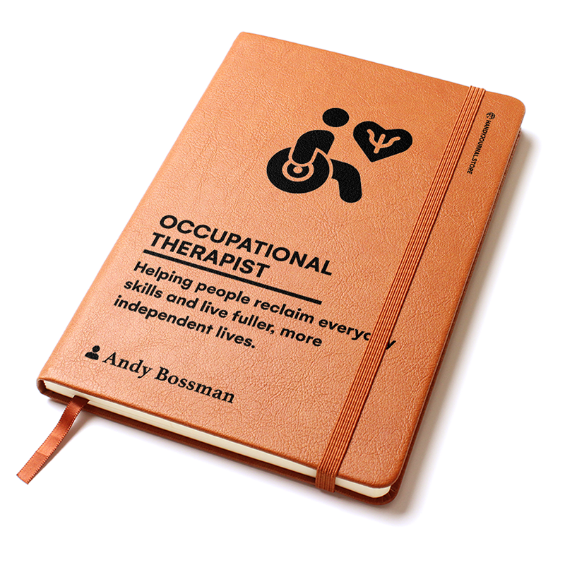 Pic 2 copy Customized Premium Leather Journal for Occupational Therapists - Image 3