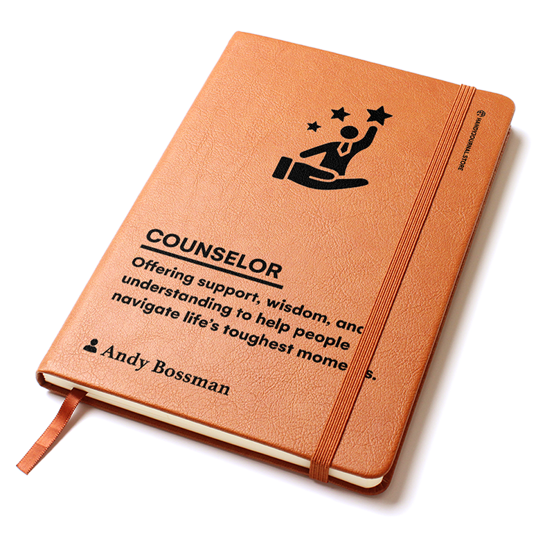 Pic 2 copy Customized Premium Leather Journal for Counselors - Image 3
