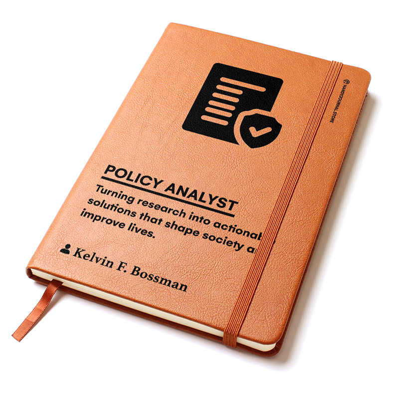 Pic 2 copy Customized Premium Leather Journal for Policy Analysts - Image 3