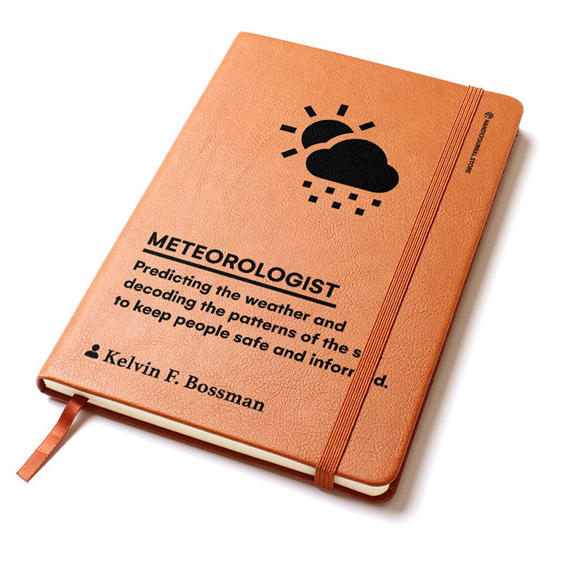 Pic 2 copy Customized Premium Leather Journal for Meteorologists - Image 3