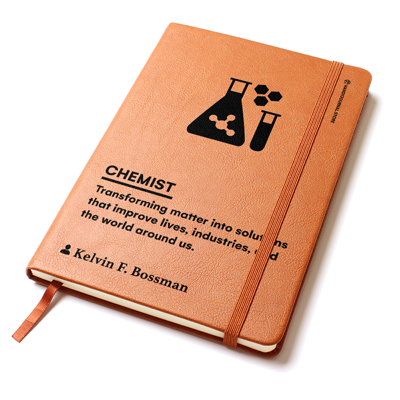 Pic 2 copy Customized Premium Leather Journal for Chemists - Image 3