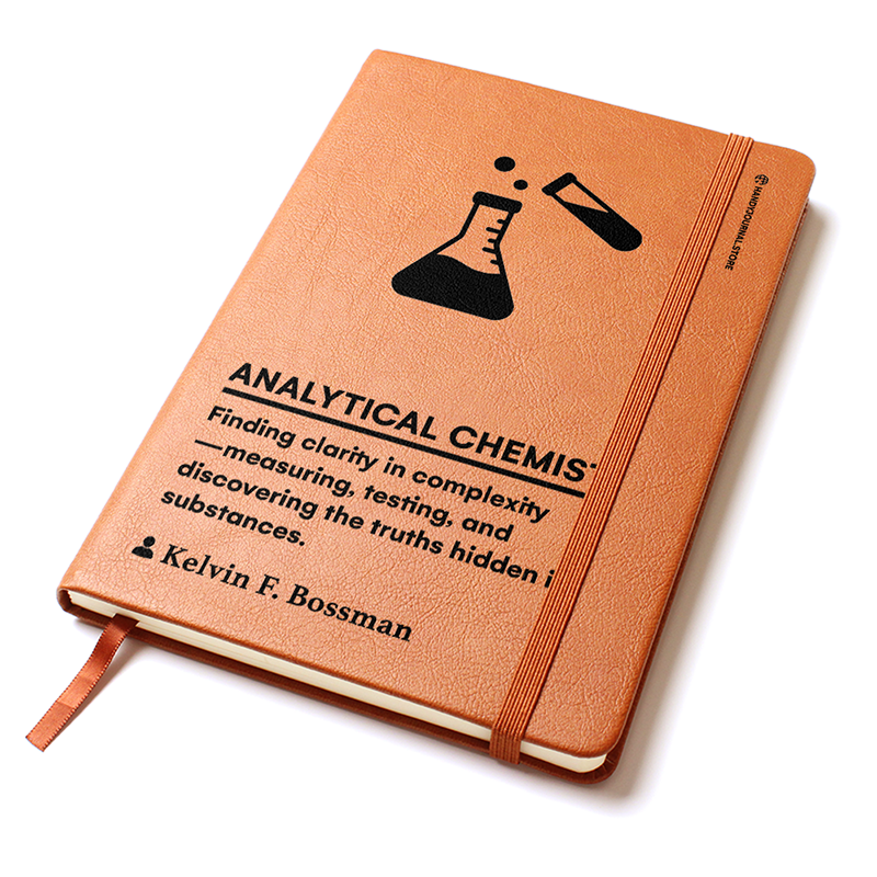 Pic 2 copy Customized Premium Leather Journal for Analytical Chemists - Image 3