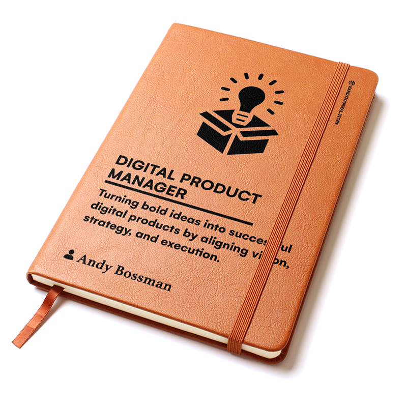 Pic 2 copy Customized Premium Leather Journal for Digital Product Managers - Image 3
