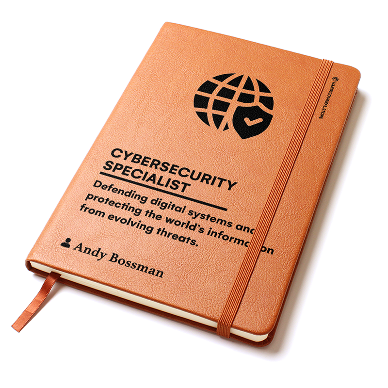 Pic 2 copy Customized Premium Leather Journal for Cybersecurity Specialists - Image 3