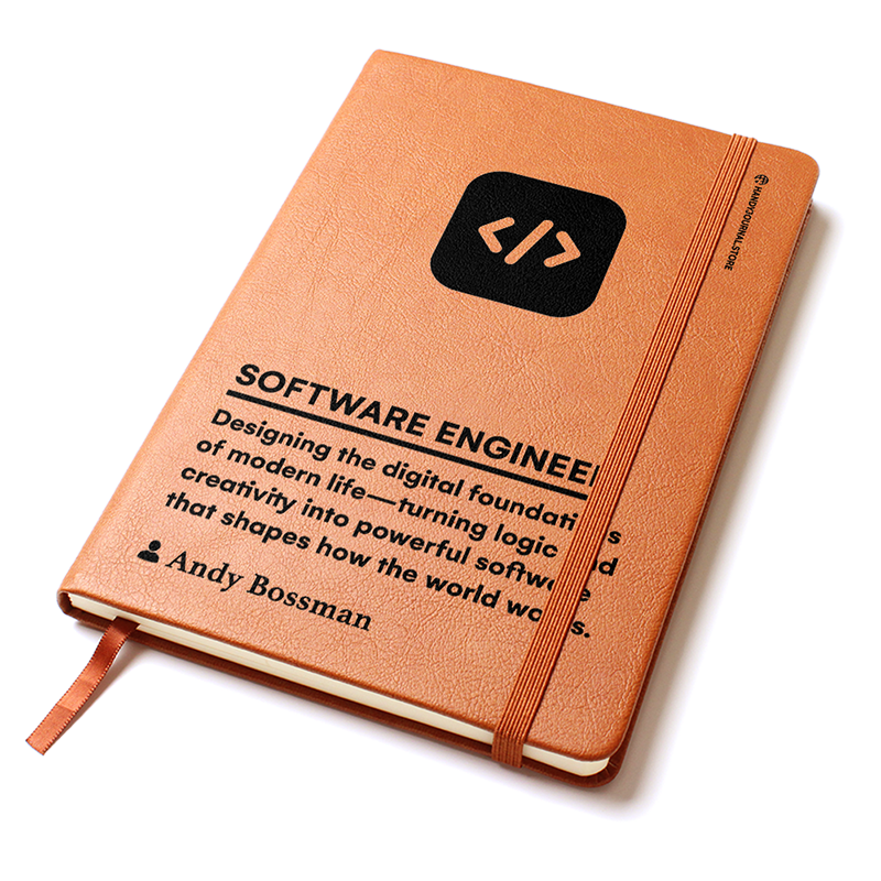 Pic 2 copy Customized Premium Leather Journal for Software Engineers - Image 3
