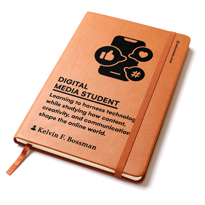 Pic 2 copy Customized Premium Leather Journal for Digital Media Students - Image 3