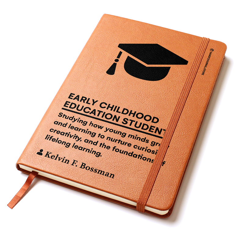 Pic 2 copy Customized Premium Leather Journal for Early Childhood Education Students - Image 3