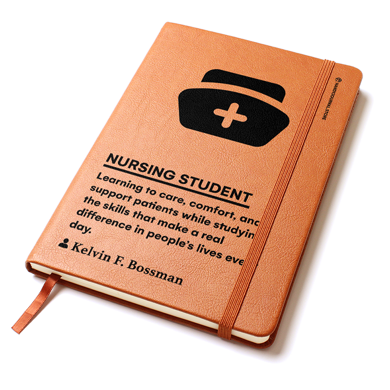 Pic 2 copy Customized Premium Leather Journal for Nursing Students - Image 3