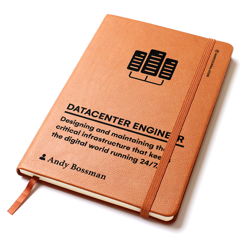 Pic 2 copy Customized Premium Leather Journal for Datacenter Engineers - Image 3