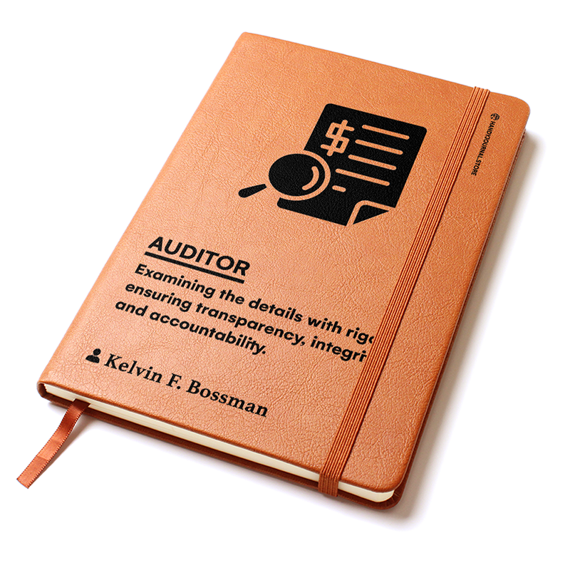 Pic 2 copy Customized Premium Leather Journal for Auditors - Image 3