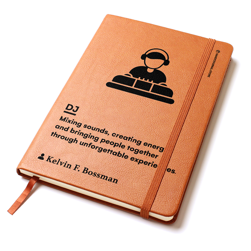 Pic 2 copy Customized Premium Leather Journal for DJs - Image 3