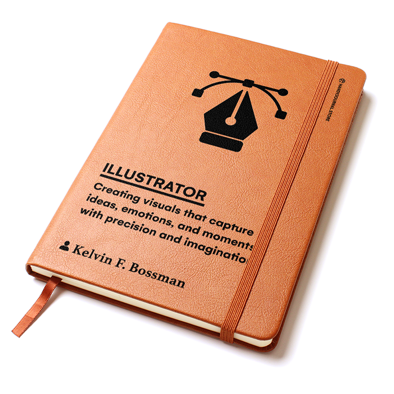 Pic 2 copy Customized Premium Leather Journal for Illustrators - Image 3