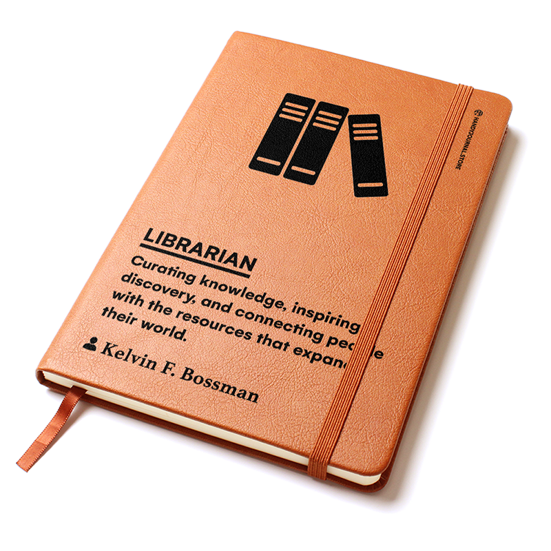 Pic 2 copy Customized Premium Leather Journal for Librarians - Image 3