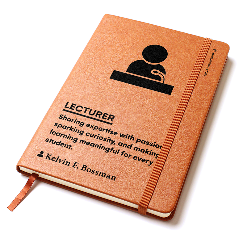 Pic 2 copy Customized Premium Leather Journal for Lecturers - Image 3