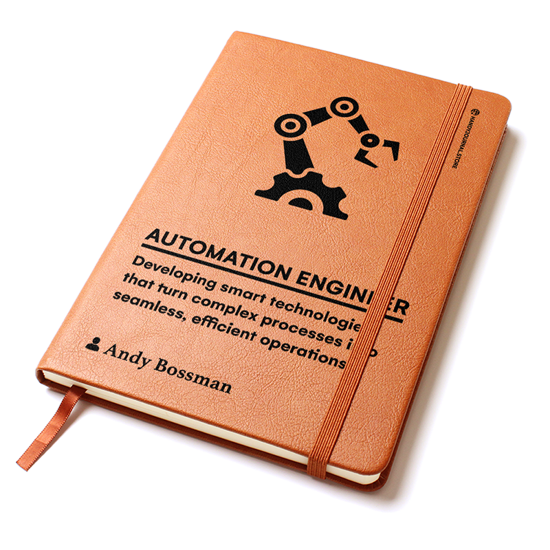 Pic 2 copy Customized Premium Leather Journal for Automation Engineers - Image 3