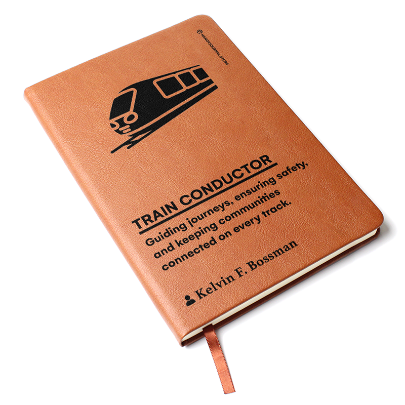 Pic 3 copy Customized Premium Leather Journal for Train Conductors - Image 4