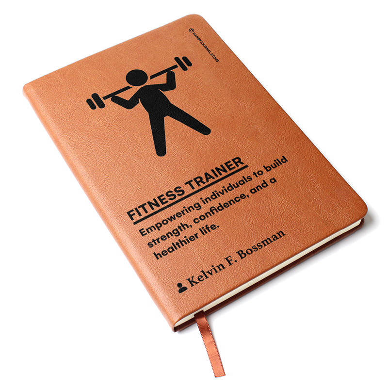 Pic 3 copy Customized Premium Leather Journal for Fitness Trainers - Image 4