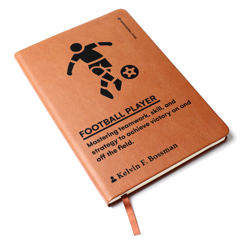 Pic 3 copy Customized Premium Leather Journal for Football Players - Image 4
