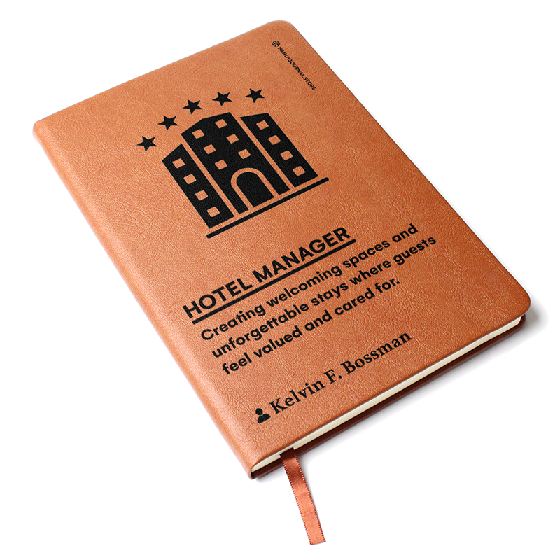 Pic 3 copy Customized Premium Leather Journal for Hotel Managers - Image 4