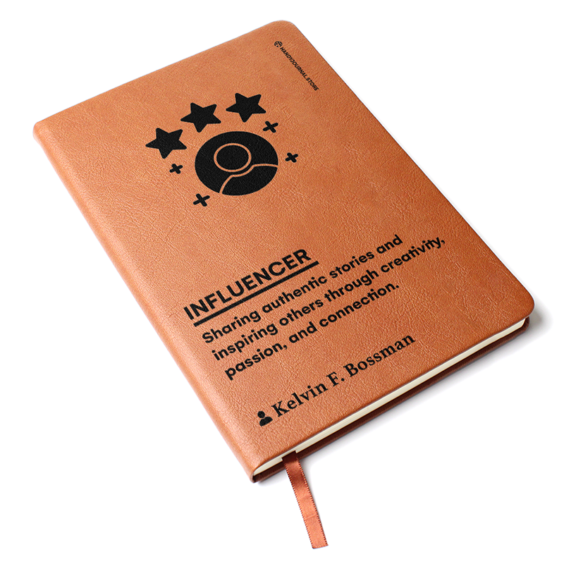 Pic 3 copy Customized Premium Leather Journal for Influencers - Image 4