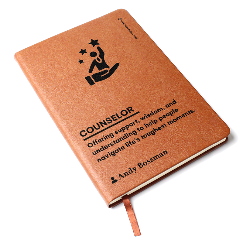 Pic 3 copy Customized Premium Leather Journal for Counselors - Image 4