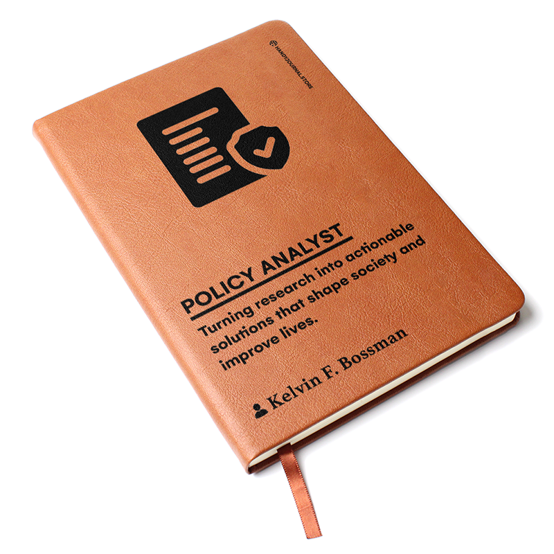 Pic 3 copy Customized Premium Leather Journal for Policy Analysts - Image 4