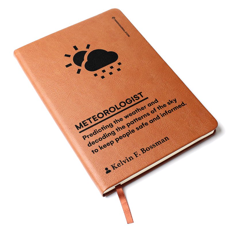 Pic 3 copy Customized Premium Leather Journal for Meteorologists - Image 4