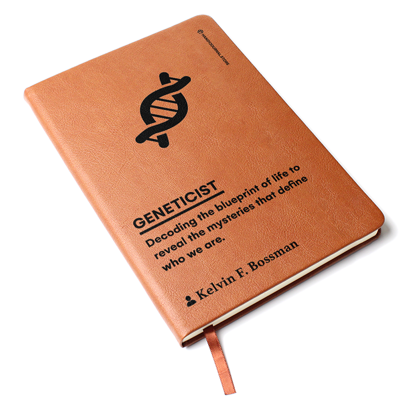 Pic 3 copy Customized Premium Leather Journal for Geneticists - Image 4