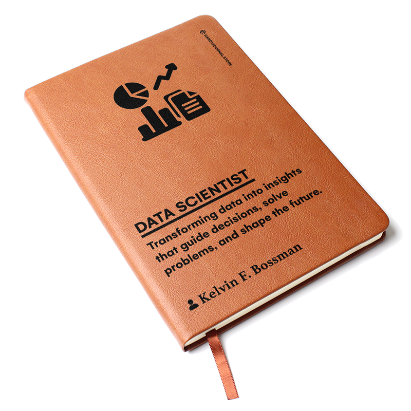 Pic 3 copy Customized Premium Leather Journal for Data Scientists - Image 4