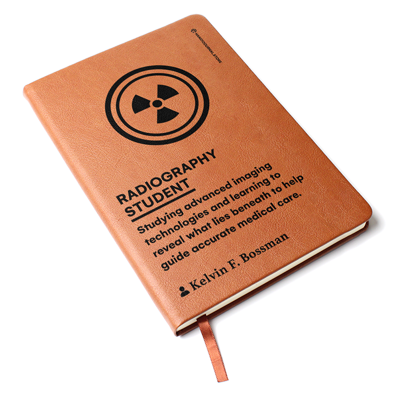 Pic 3 copy Customized Premium Leather Journal for Radiography Students - Image 4