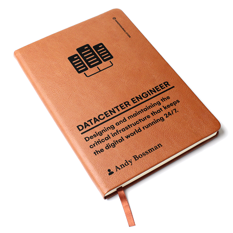 Pic 3 copy Customized Premium Leather Journal for Datacenter Engineers - Image 4