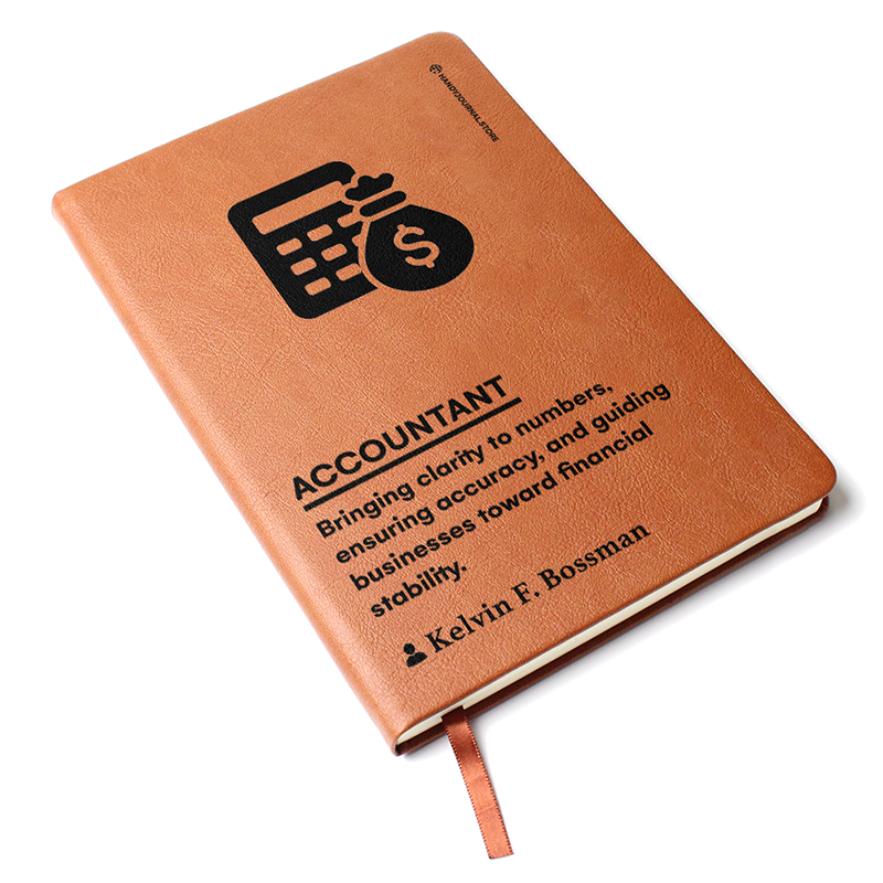 Pic 3 copy Customized Premium Leather Journal for Accountants - Image 4
