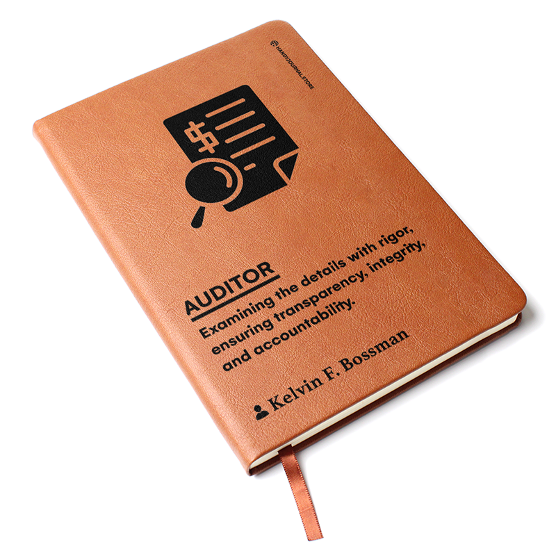 Pic 3 copy Customized Premium Leather Journal for Auditors - Image 4