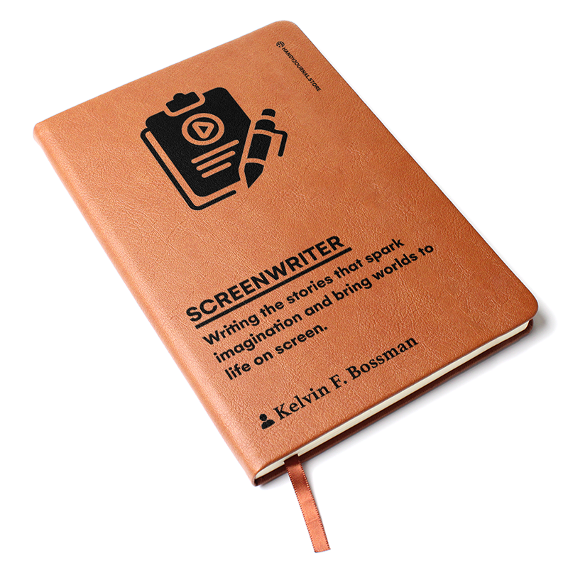 Pic 3 copy Customized Premium Leather Journal for Screenwriters - Image 4