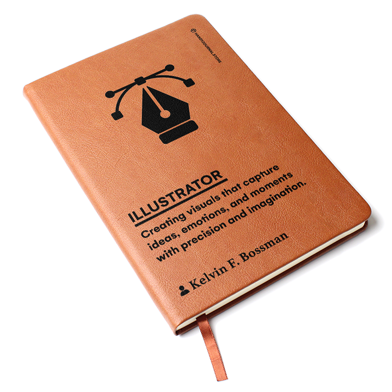 Pic 3 copy Customized Premium Leather Journal for Illustrators - Image 4