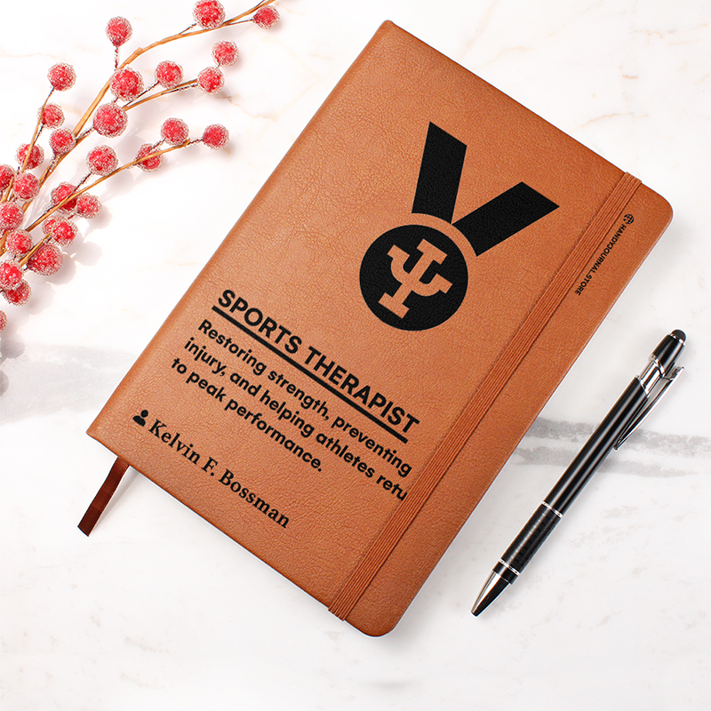 Pic 4 copy Customized Premium Leather Journal for Sports Therapists - Image 5