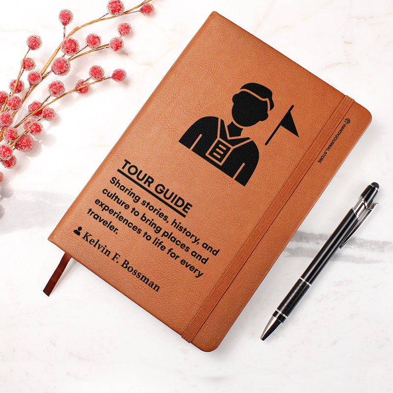 Pic 4 copy Customized Premium Leather Journal for Tour Guides - Image 5