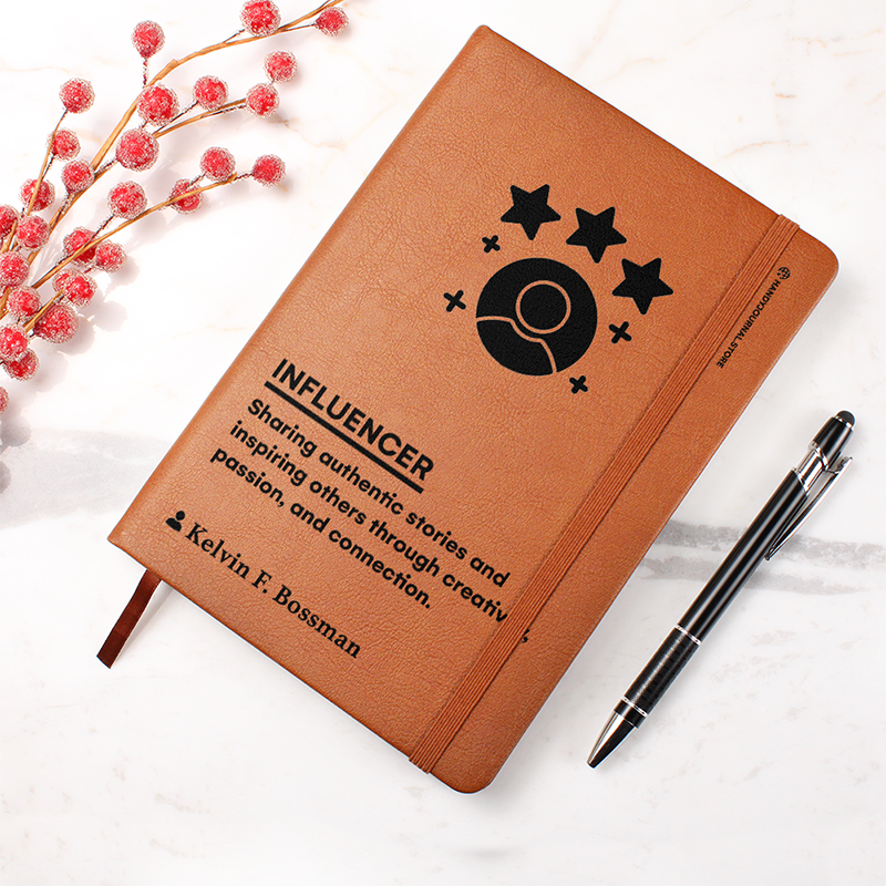 Pic 4 copy Customized Premium Leather Journal for Influencers - Image 5