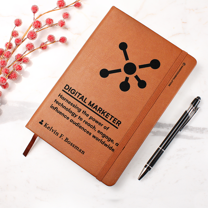Pic 4 copy Customized Premium Leather Journal for Digital Marketers - Image 5
