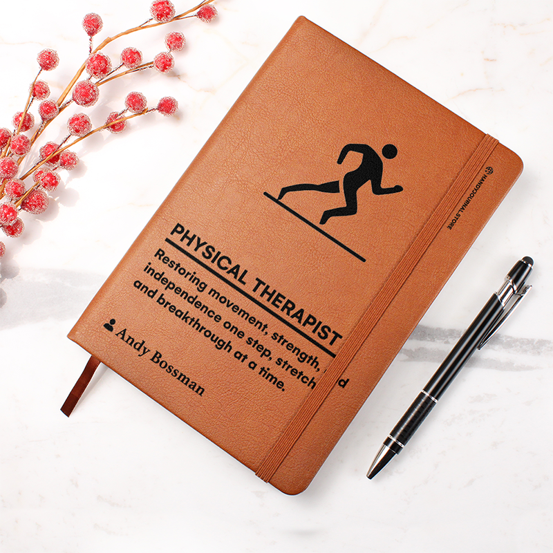 Pic 4 copy Customized Premium Leather Journal for Physical Therapists - Image 5